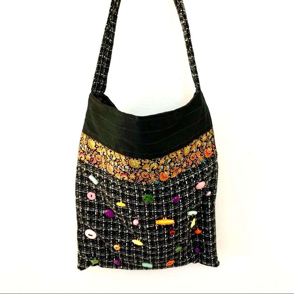 HANDMADE BAGS Beaded Shoulder Bag